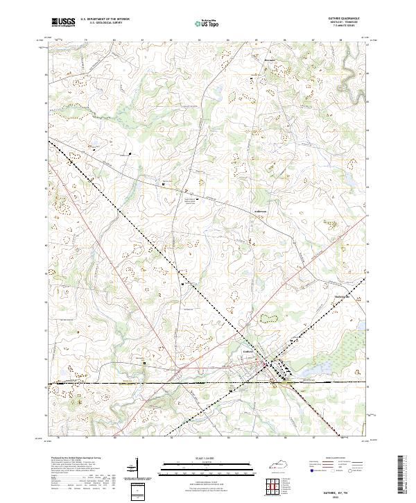 USGS Topographic Map – Guthrie