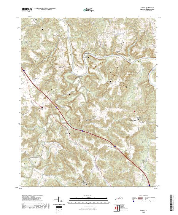 USGS Topographic Map – Hadley