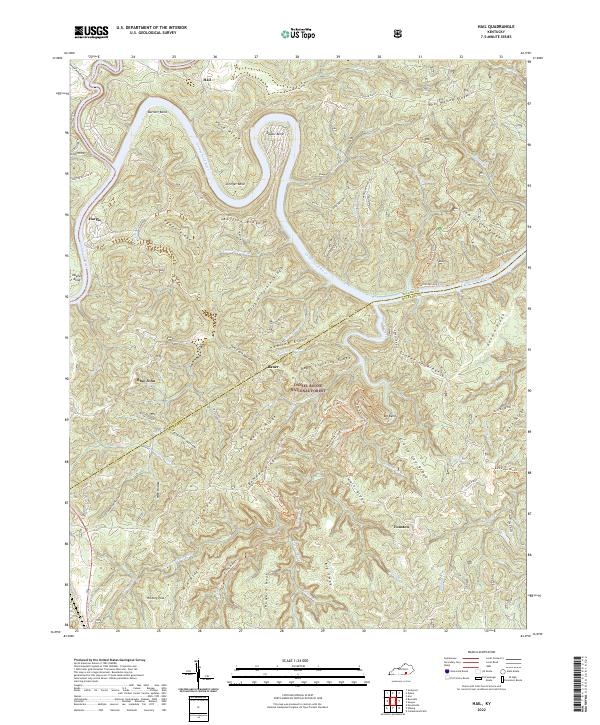USGS Topographic Map – Hail