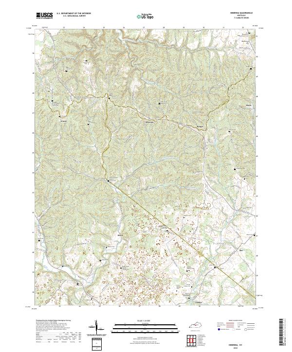 USGS Topographic Map – Hibernia