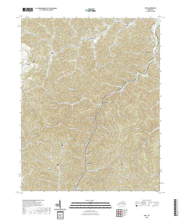 USGS Topographic Map – Hima