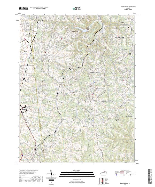 USGS Topographic Map – Independence