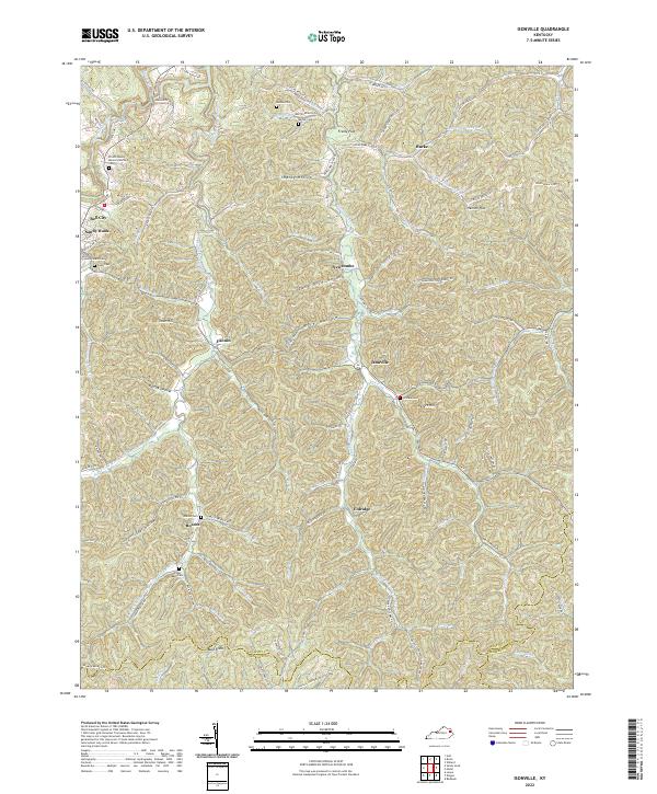 USGS Topographic Map – Isonville
