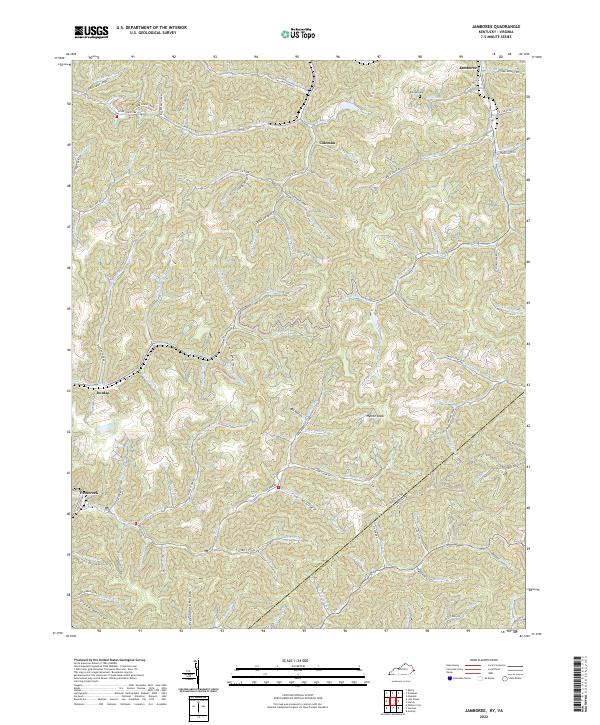 USGS Topographic Map – Jamboree