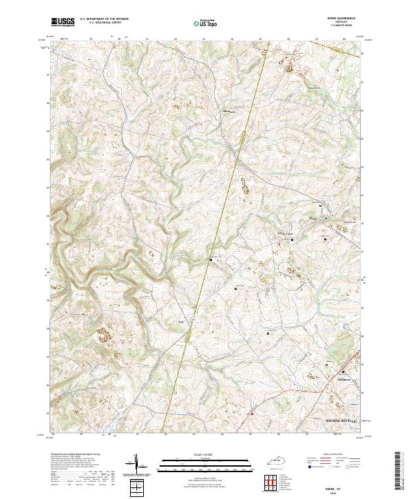 USGS Topographic Map – Keene
