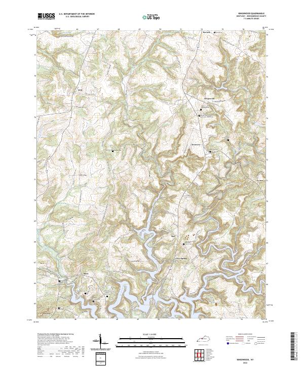USGS Topographic Map – Kingswood