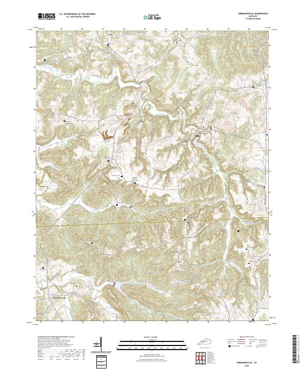 USGS Topographic Map – Kirkmansville