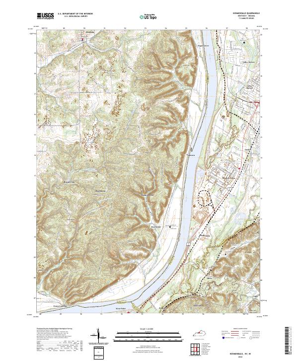 USGS Topographic Map – Kosmosdale