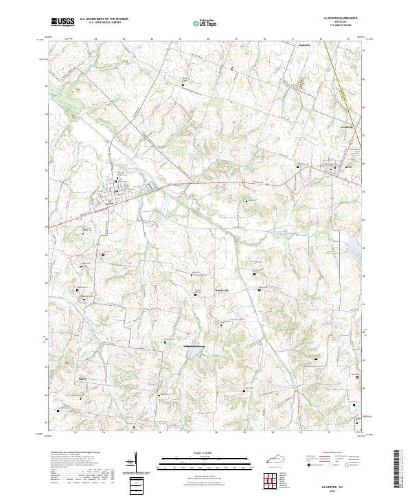USGS Topographic Map – La Center