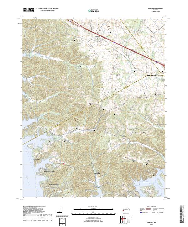 USGS Topographic Map – Lamasco