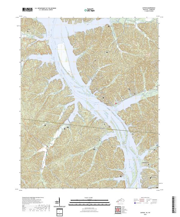 USGS Topographic Map – Linton