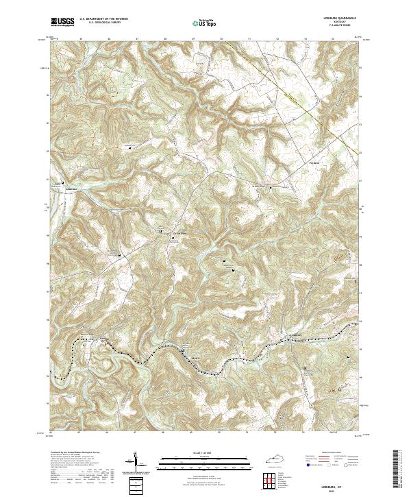 USGS Topographic Map – Lodiburg