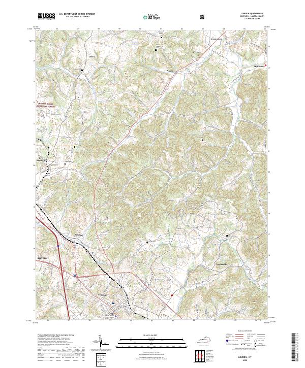 USGS Topographic Map – London