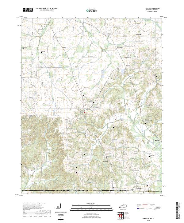 USGS Topographic Map – Lynnville