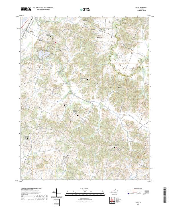 USGS Topographic Map – Maceo