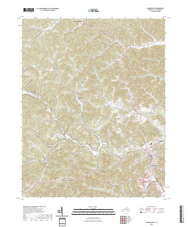 USGS Topographic Map – Manchester