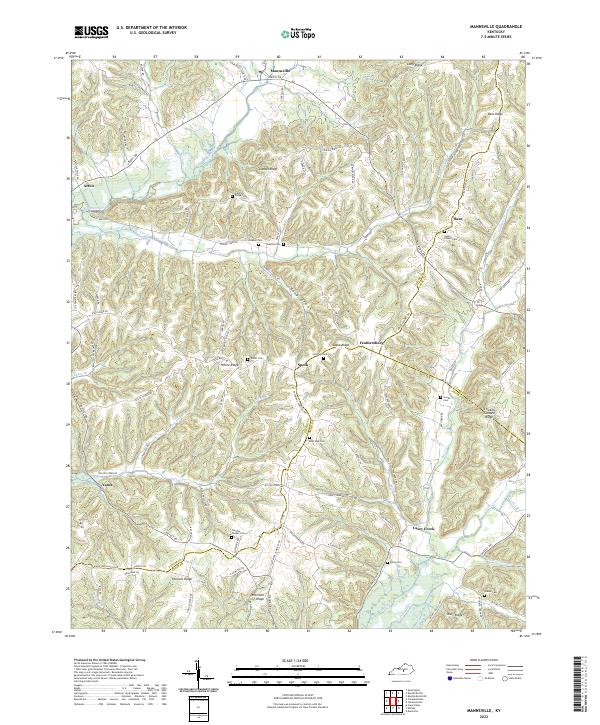 USGS Topographic Map – Mannsville