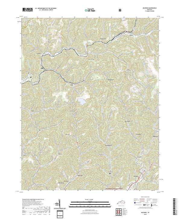 USGS Topographic Map – Mayking