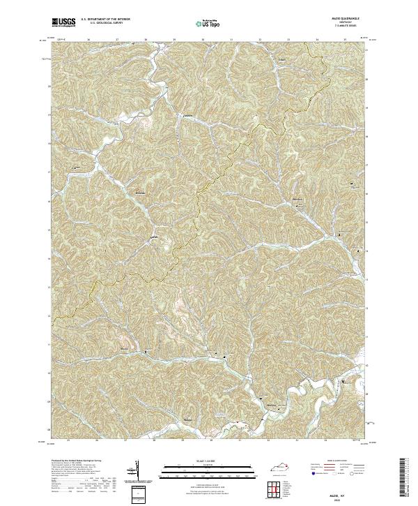 USGS Topographic Map – Mazie