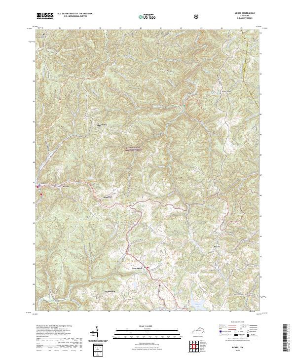 USGS Topographic Map – McKee