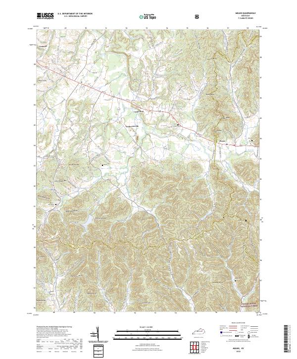 USGS Topographic Map – Means