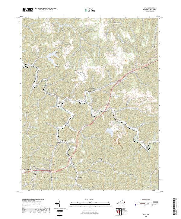 USGS Topographic Map – Meta