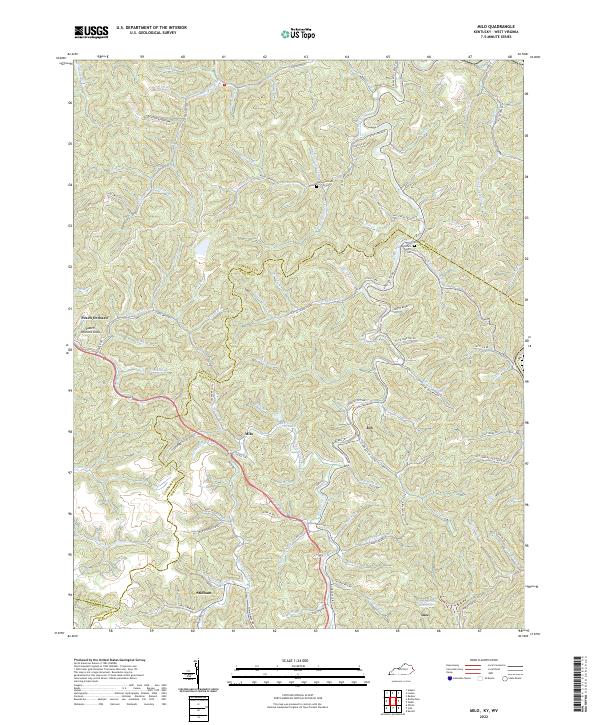 USGS Topographic Map – Milo