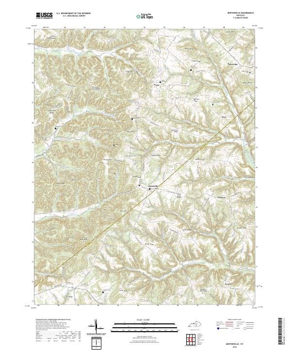 USGS Topographic Map – Mintonville