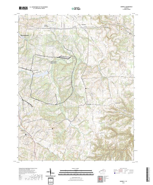 USGS Topographic Map – Moberly