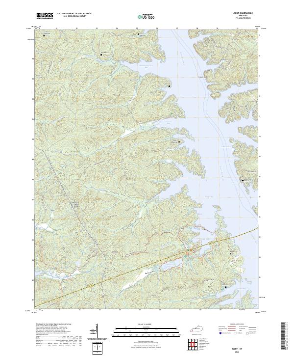 USGS Topographic Map – Mont