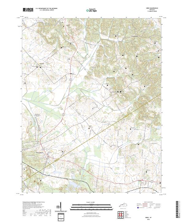 USGS Topographic Map – Nebo