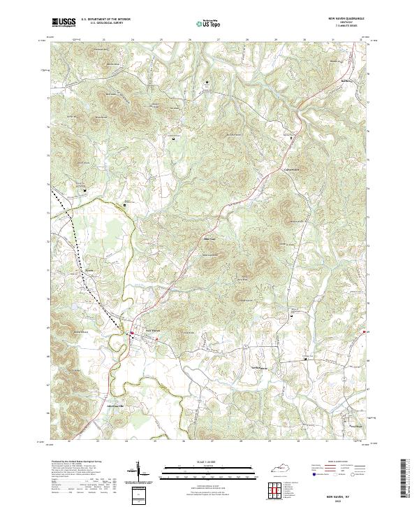 USGS Topographic Map – New Haven