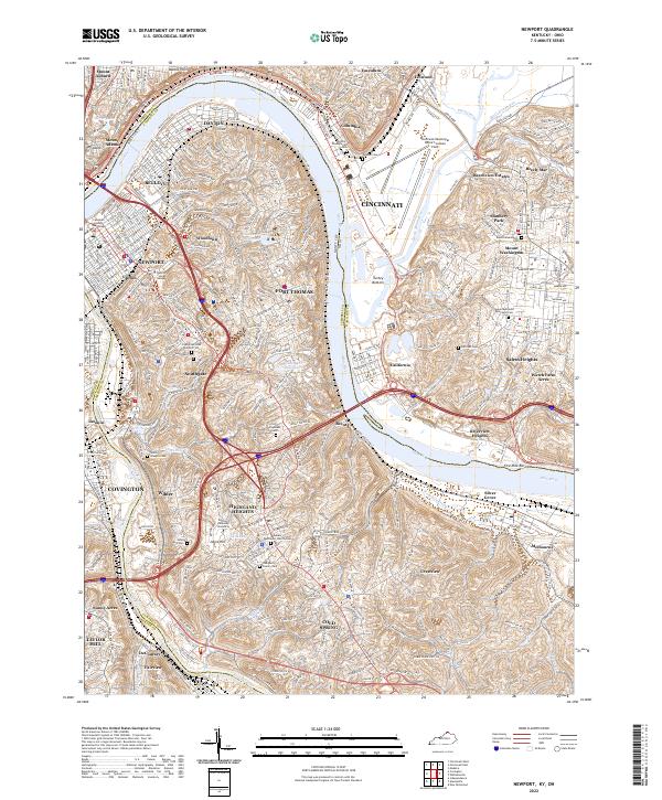 USGS Topographic Map – Newport