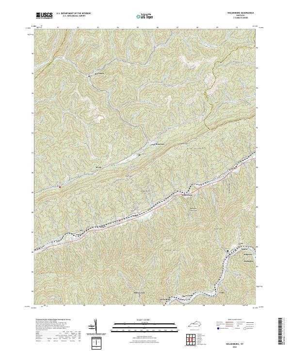 USGS Topographic Map – Nolansburg
