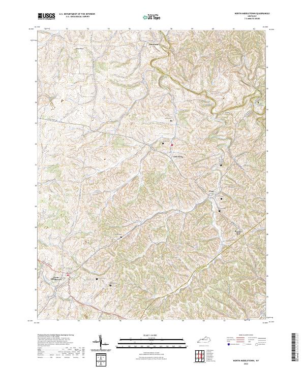 USGS Topographic Map – North Middletown