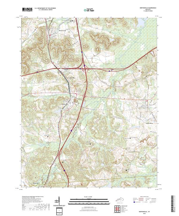 USGS Topographic Map – Nortonville