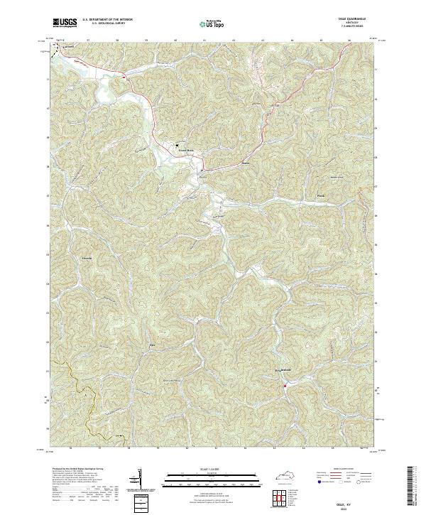 USGS Topographic Map – Ogle
