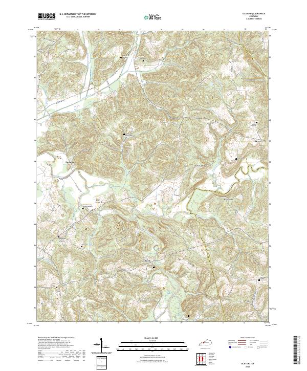 USGS Topographic Map – Olaton