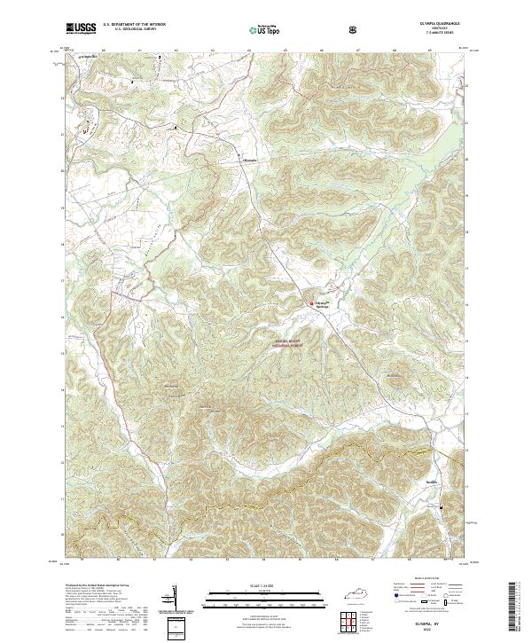 USGS Topographic Map – Olympia