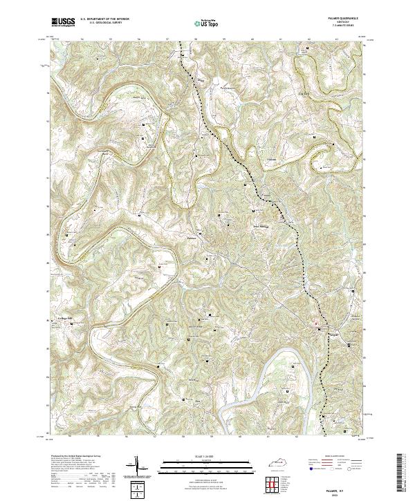 USGS Topographic Map – Palmer