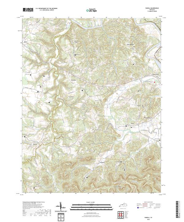 USGS Topographic Map – Panola
