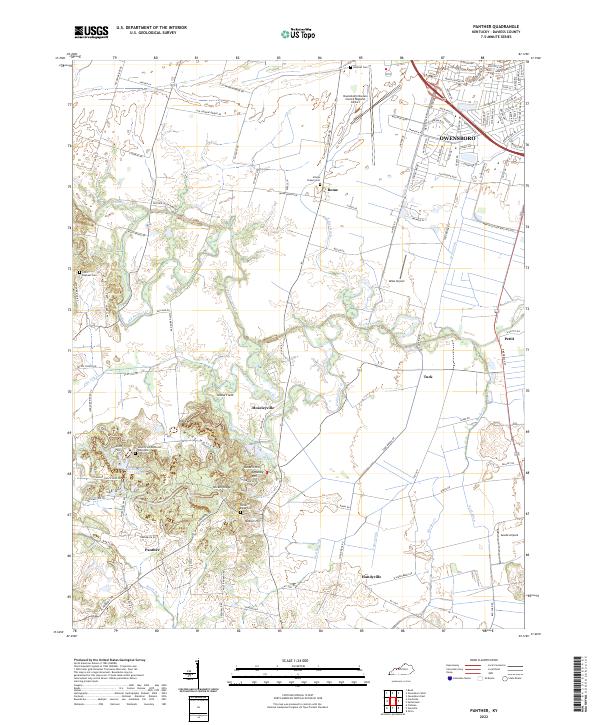 USGS Topographic Map – Panther