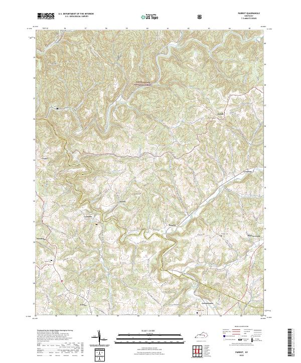 USGS Topographic Map – Parrot