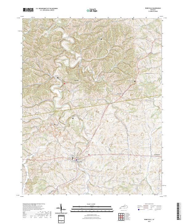 USGS Topographic Map – Perryville