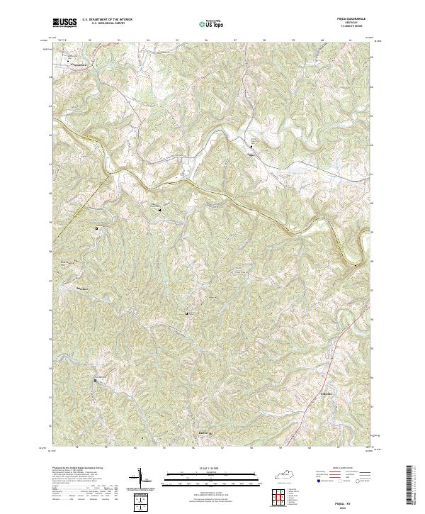 USGS Topographic Map – Piqua