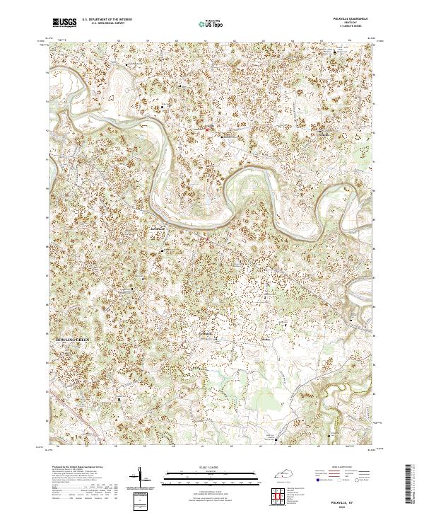 USGS Topographic Map – Polkville