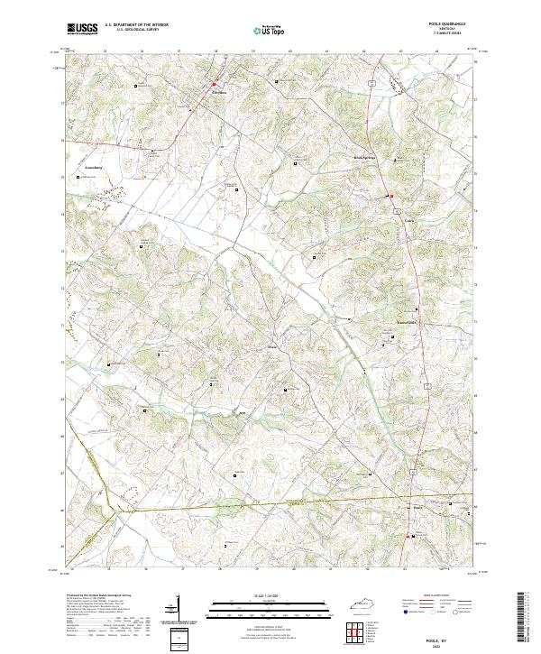 USGS Topographic Map – Poole