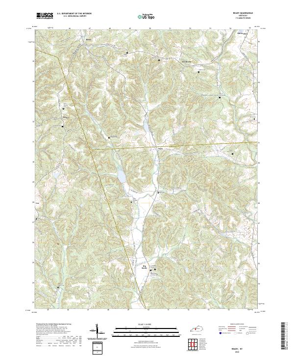USGS Topographic Map – Ready