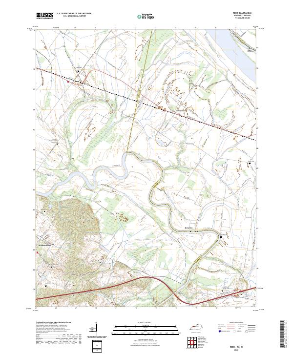 USGS Topographic Map – Reed