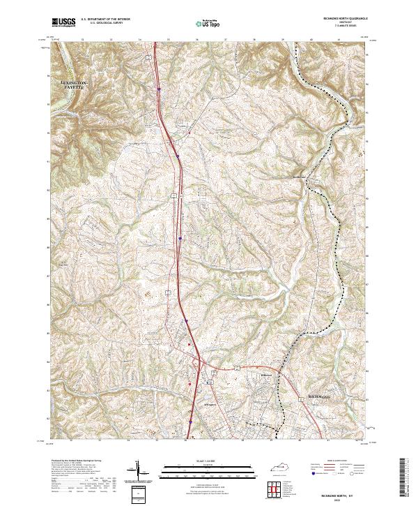 USGS Topographic Map – Richmond North